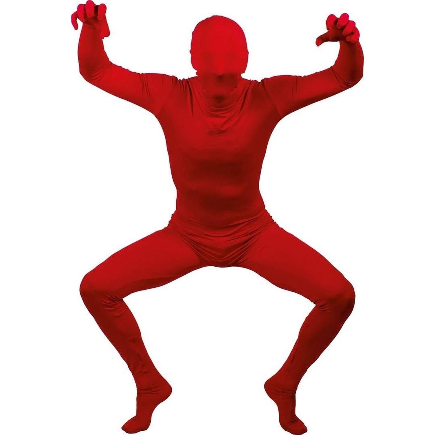Déguisement Kolalapo seconde peau Rouge taille S/M