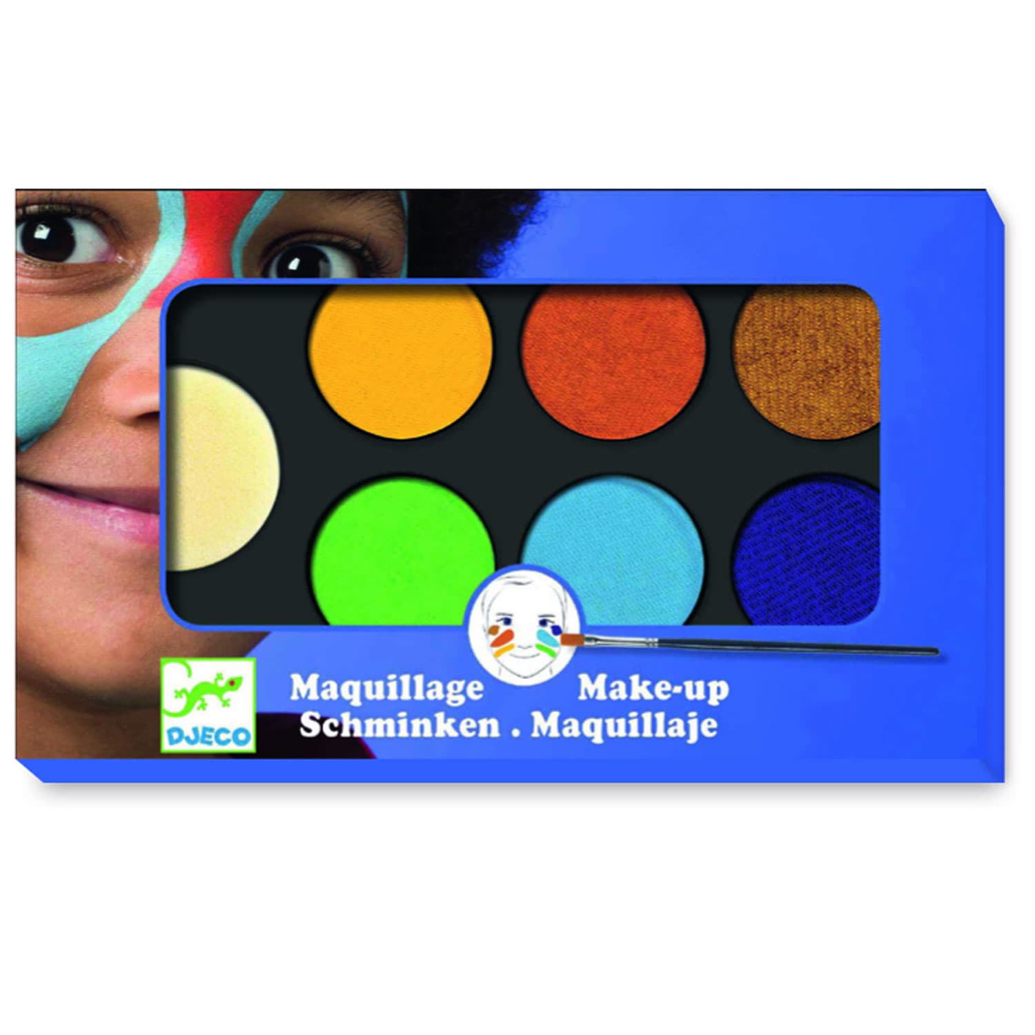 Palette de maquillage 6 couleurs : Nature
